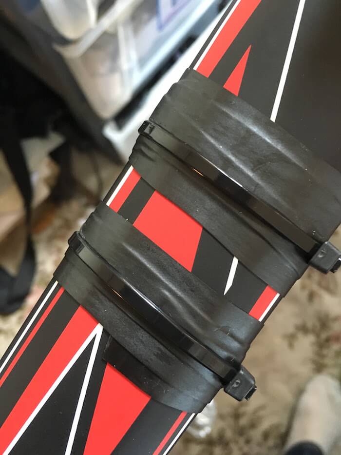 トップチューブを上から見た図